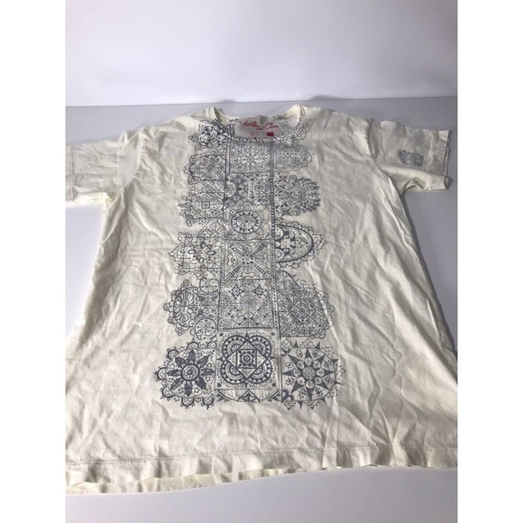 Quentin And Claude Mens T Shirt Sz 3 Yellow Graphic Tee Large NWT‎ - Picture 1 of 7
